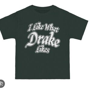 I like what drake likes tour merch shirt it’s all a blur tour